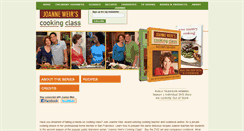 Desktop Screenshot of cookingclass.joanneweir.com